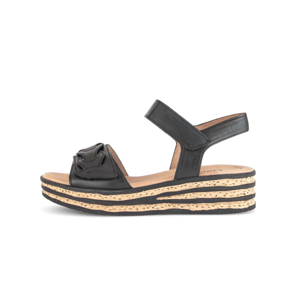 Gabor fashion Plateau Sandale schwarz