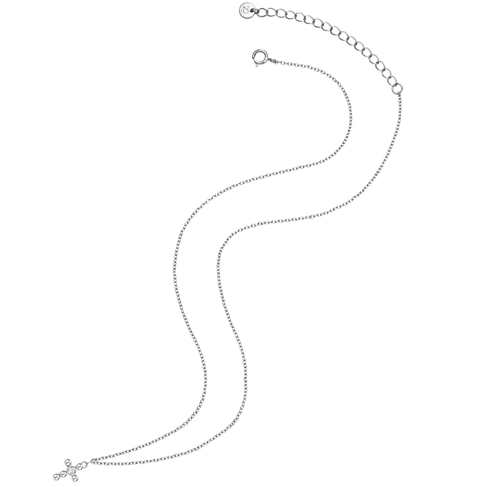 Glanzstücke München Collier en argent Croix Argent sterling Topaze en Argent collier