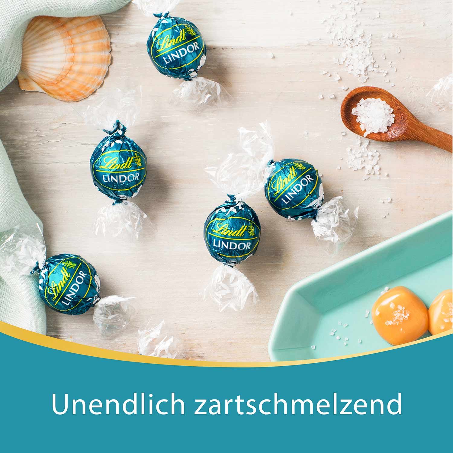 Lindt Lindor Kugeln Vollmilch Caramel & Salz 1kg