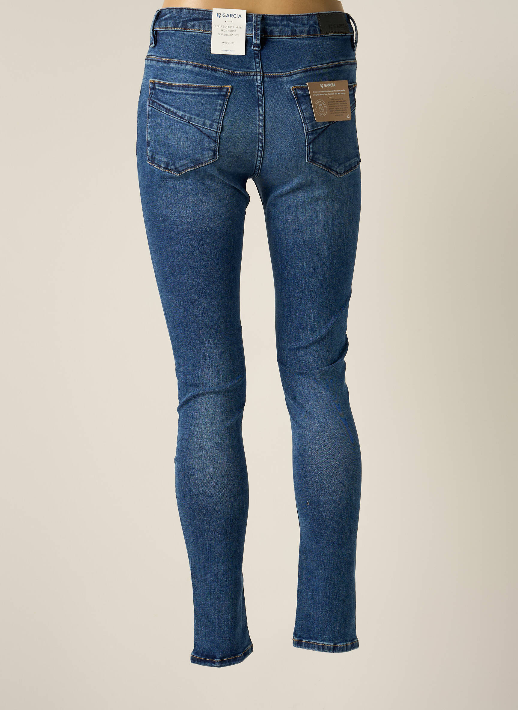 Garcia Jeans Skinny Femme couleur bleu