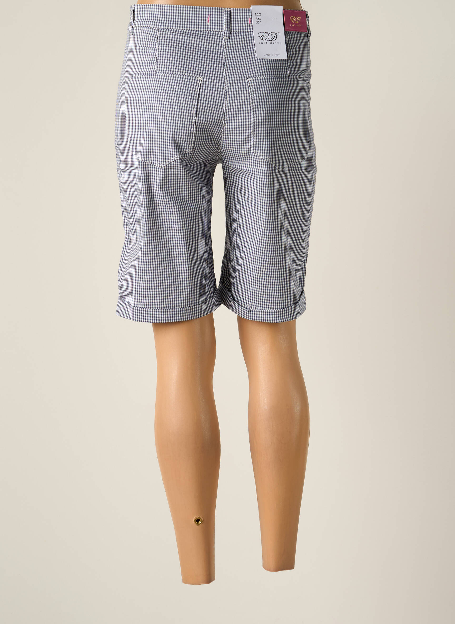 East Drive Bermudas Femme couleur bleu