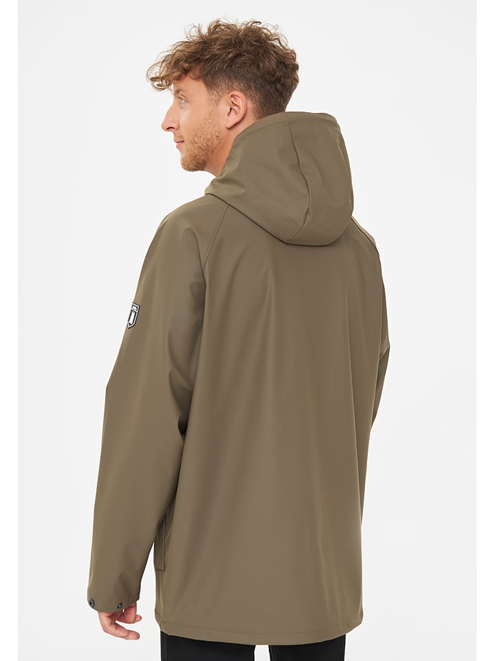 Derbe Regenjacke in Hellbraun günstig kaufen
