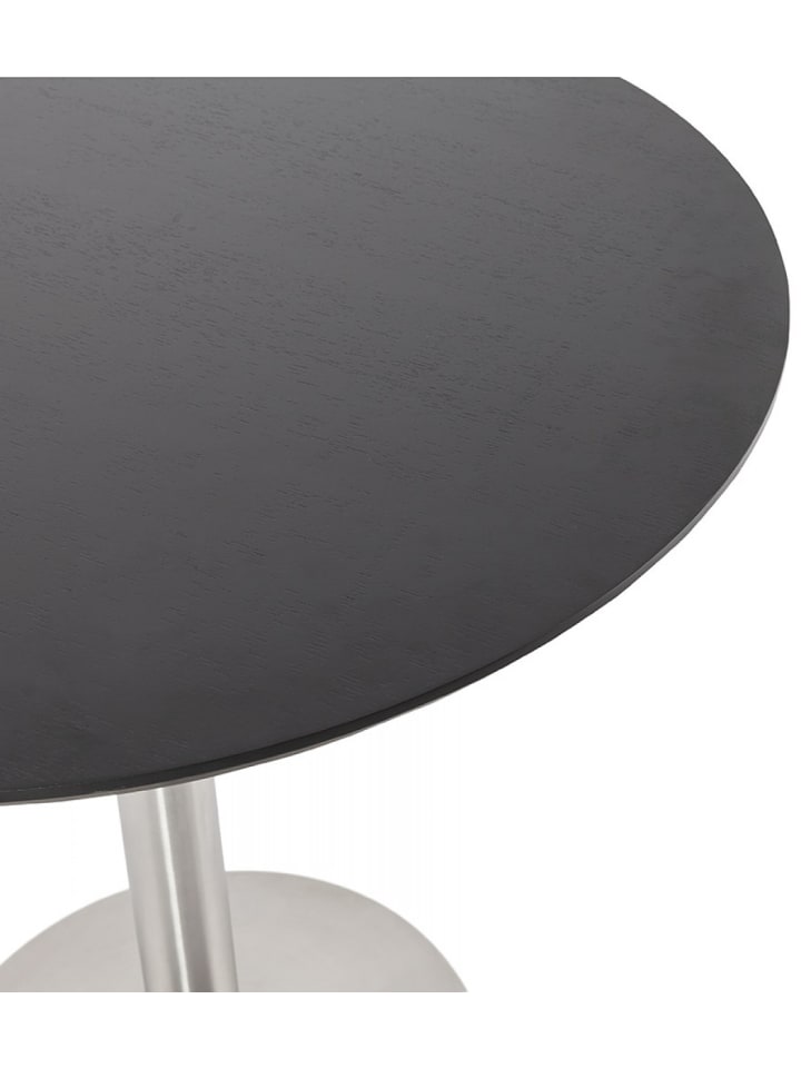 KADIMA DESIGN Esstisch Rund 90 cm Holz Metall | Industrial Stil in Schwarz günstig kaufen onesize