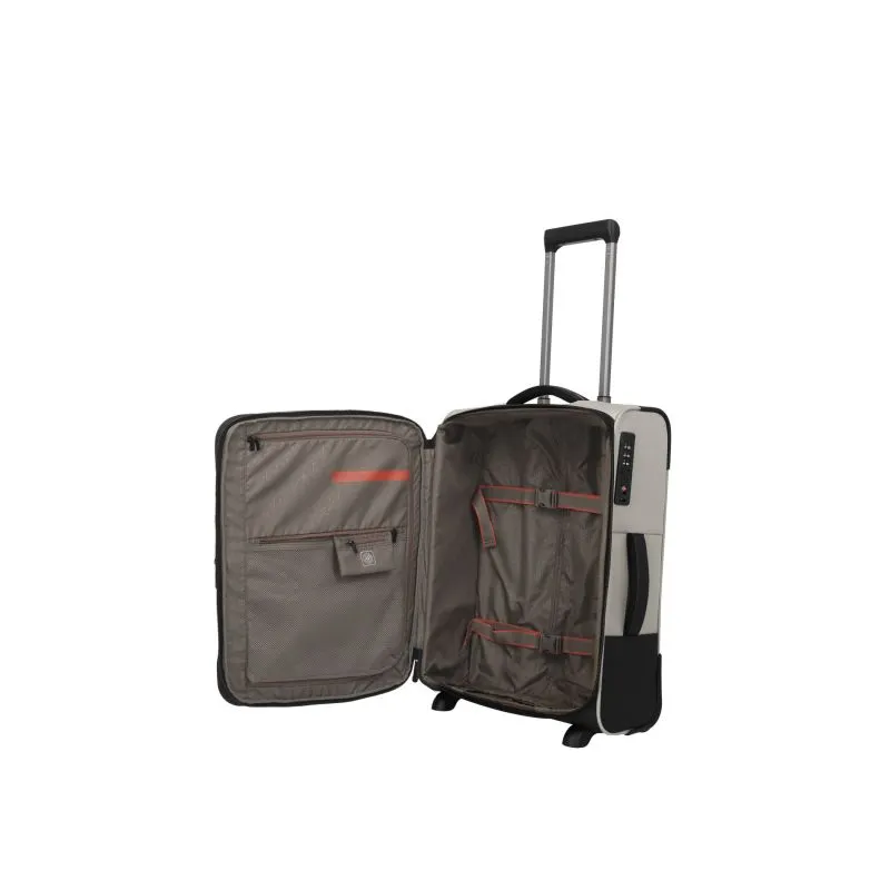 Travelite CROSSLITE Bordtrolley S mit 2 Rollen (54 cm) - Natur