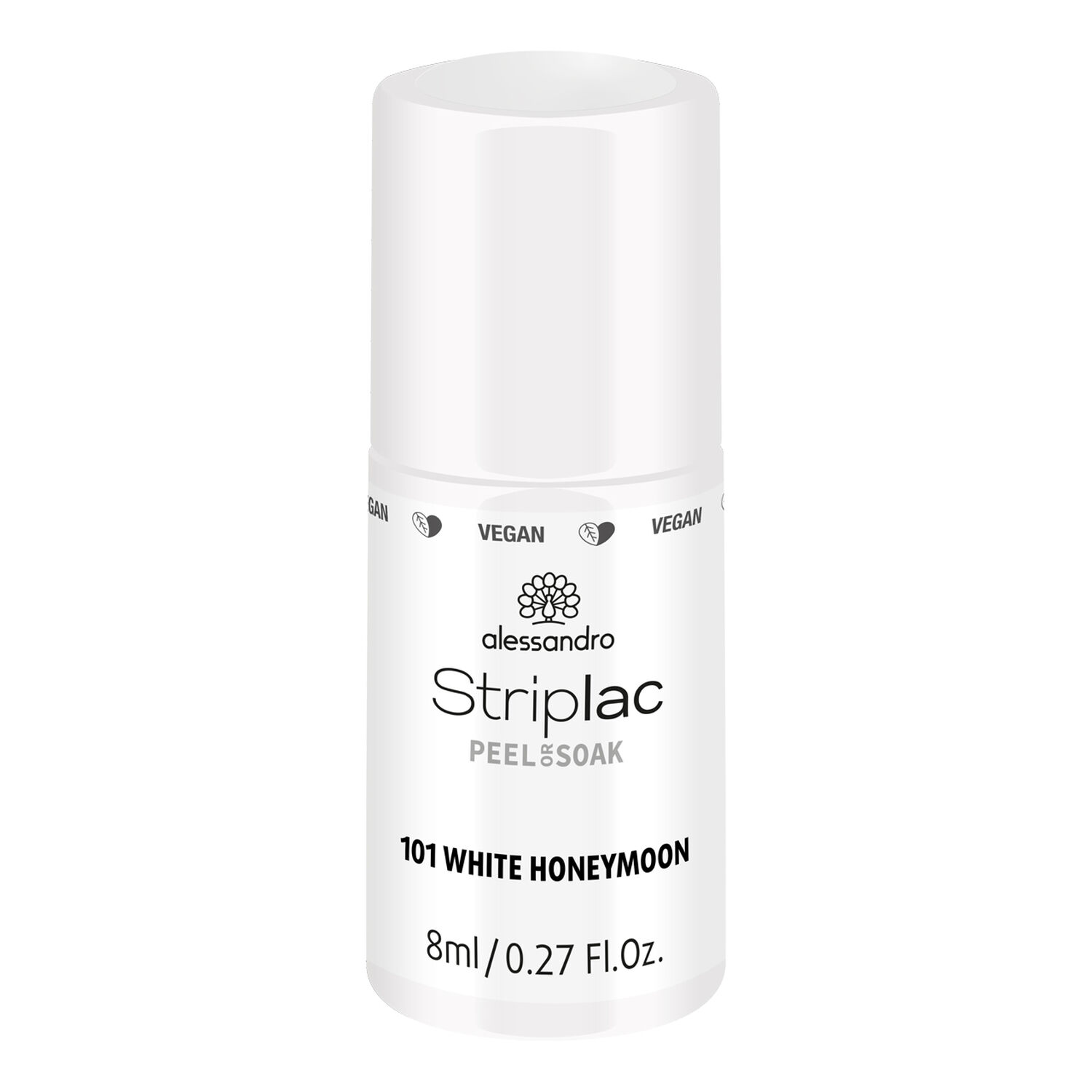 Alessandro Striplac Peel or Soak Vernis Semi-permanent - 101 White Honeymoon