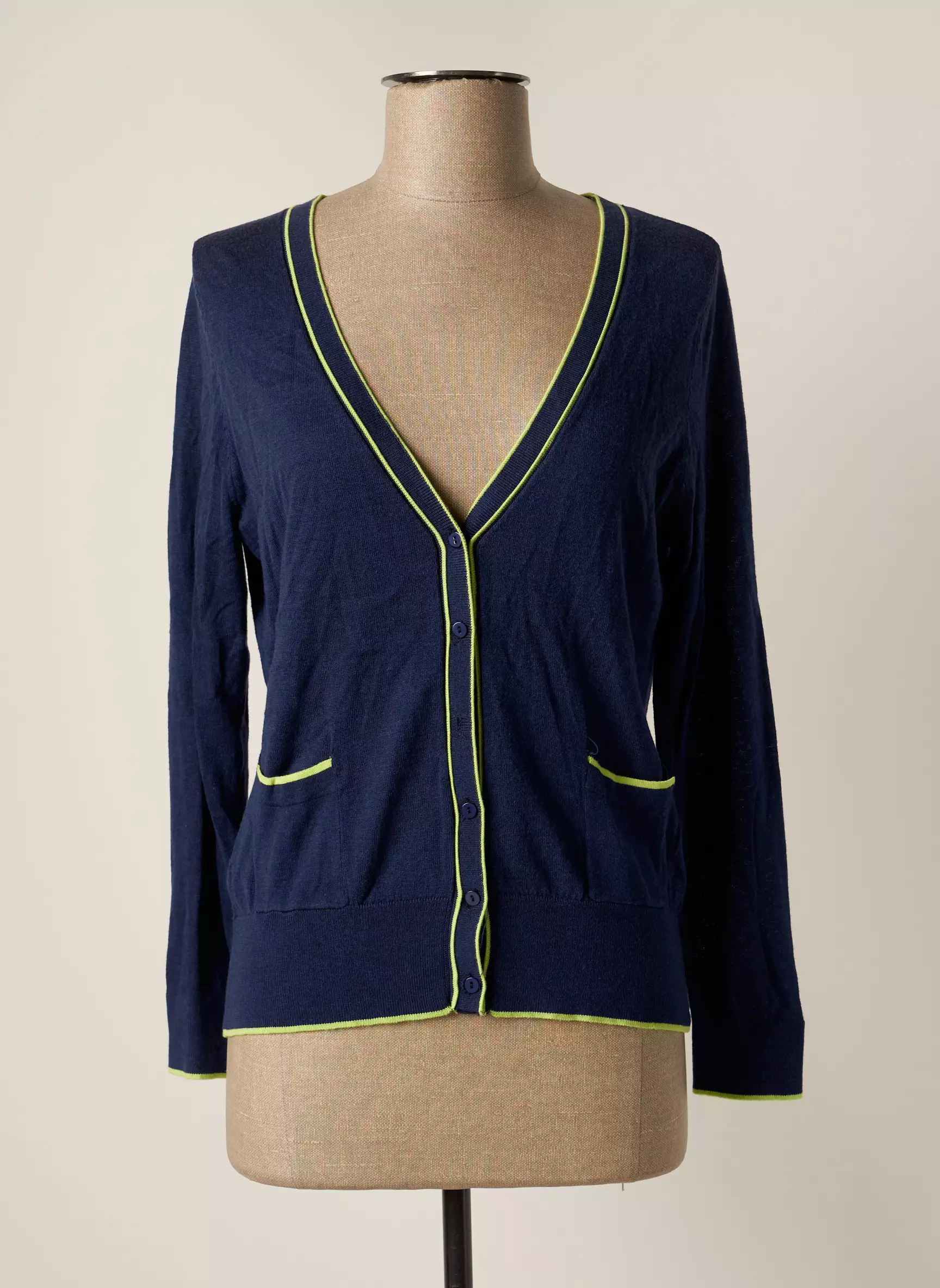 Odemai Cardigans Femme couleur bleu