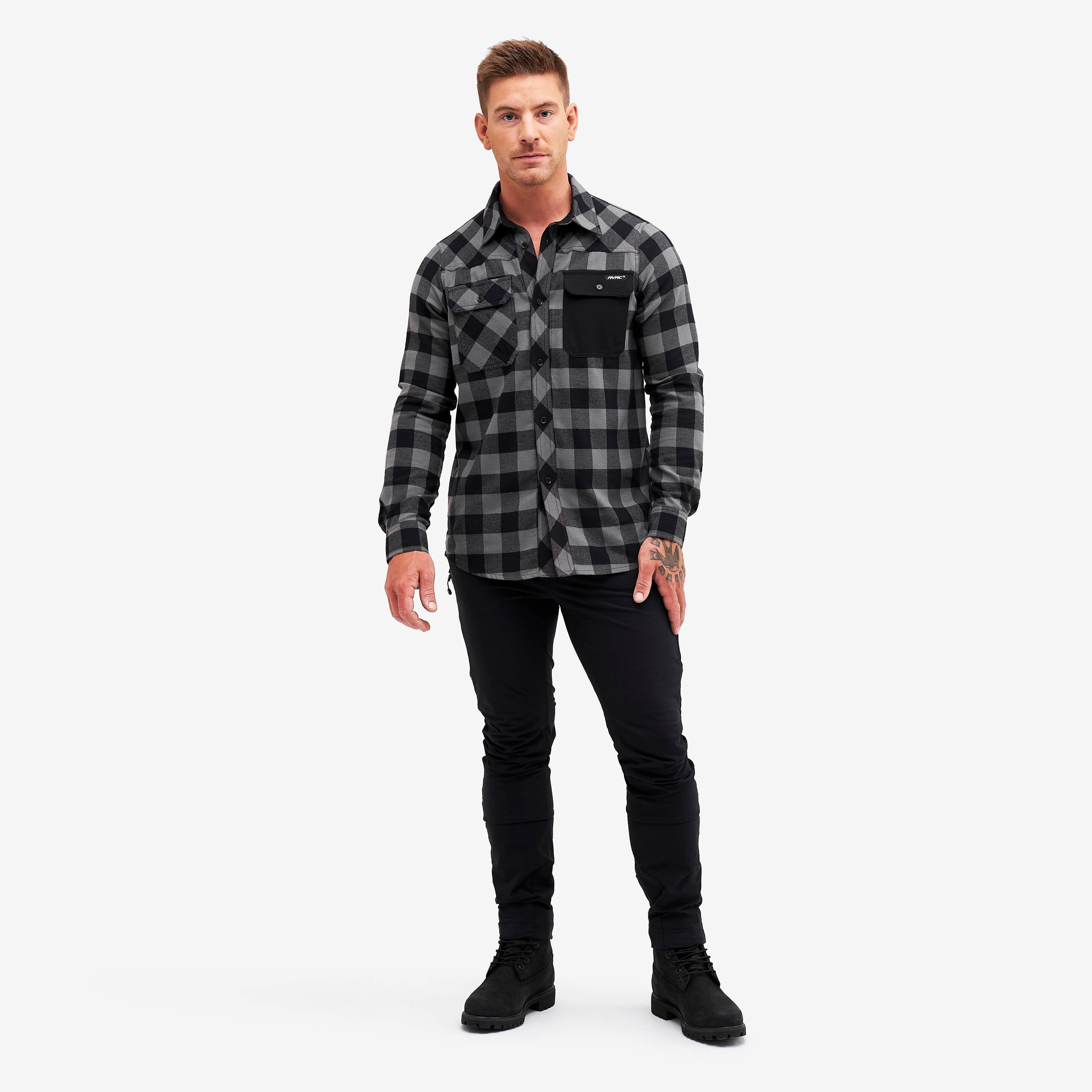 Campfire Shirt Homme Black/Anthracite