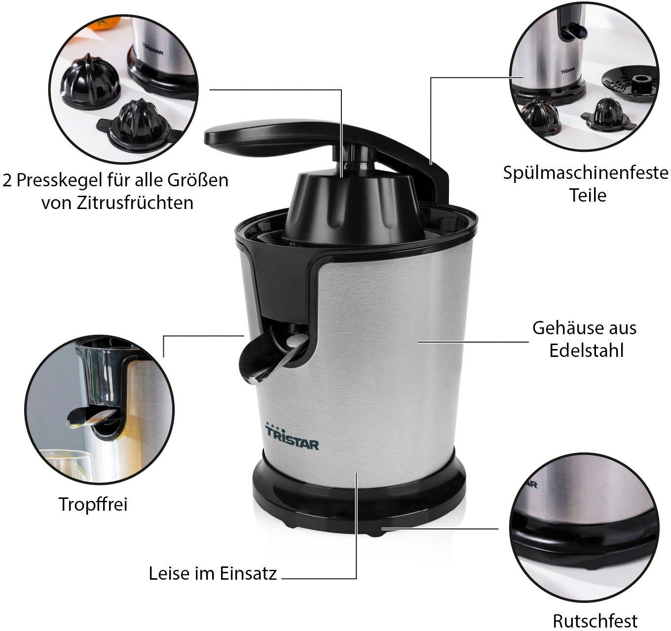 Tristar Zitruspresse CP-3002, 85 W