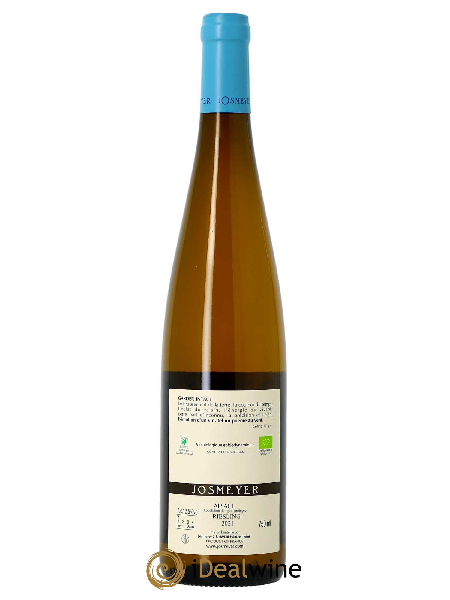 Riesling Le Kottabe Josmeyer (Domaine)  2021 - Lot de 1 Bouteille