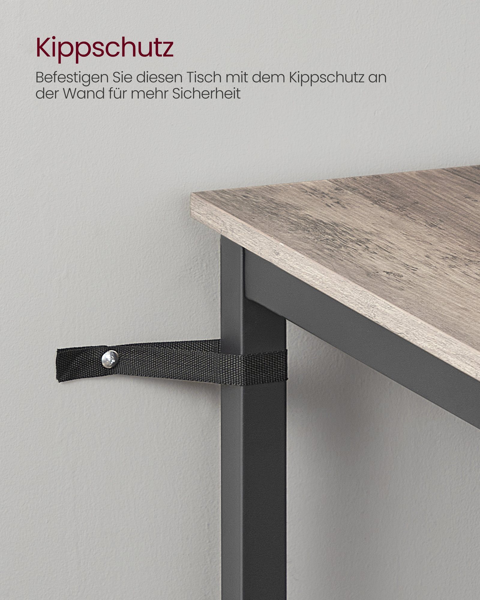 VASAGLE Bartisch Küchentisch, Stehtisch, 60 x 60 x 92 cm