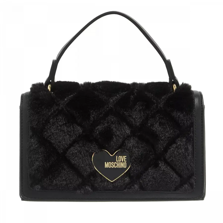 Love Moschino - Love Moschino Handle Bags Kunstleder Black - schwarz