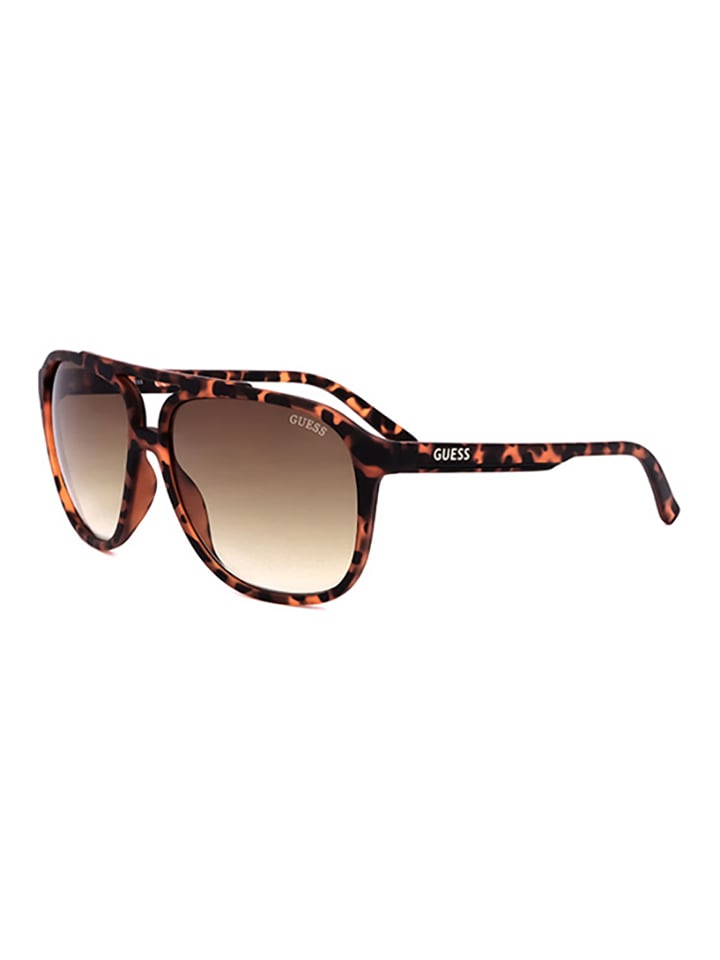 Guess Herren-Sonnenbrille in Braun günstig kaufen 60