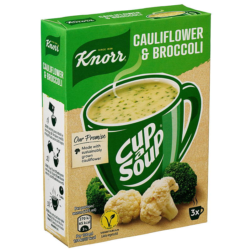 Knorr Cup of soup 3-pk Blomkål/brokkoli Knorr