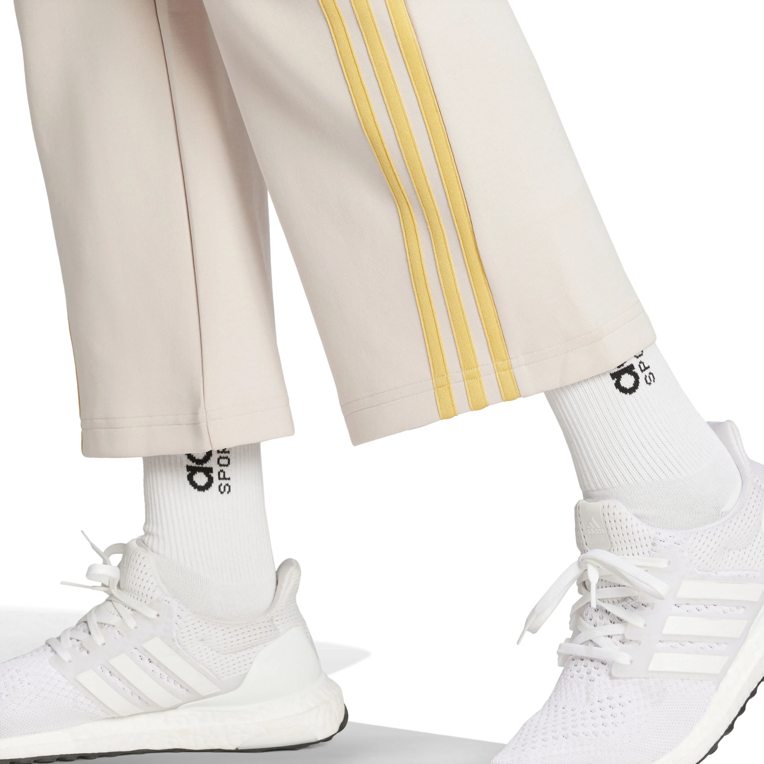 Future Icon 3 Stripes OH Trainingshose Damen - Beige, Gelb