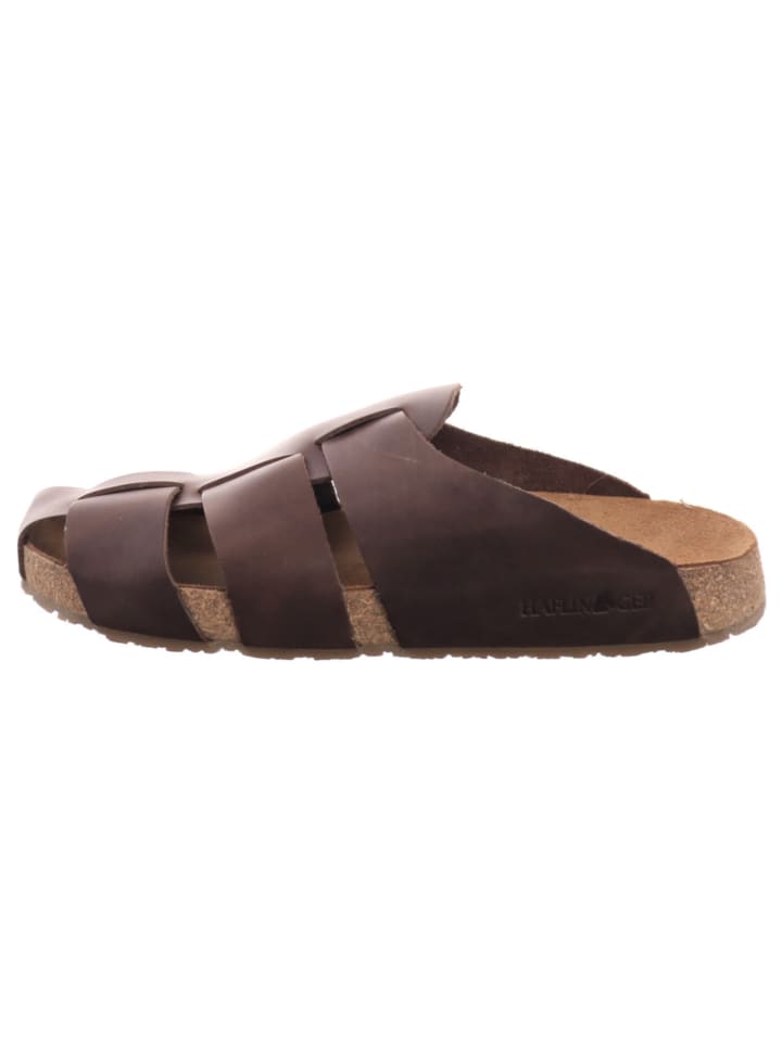 HAFLINGER Pantolette in braun günstig kaufen