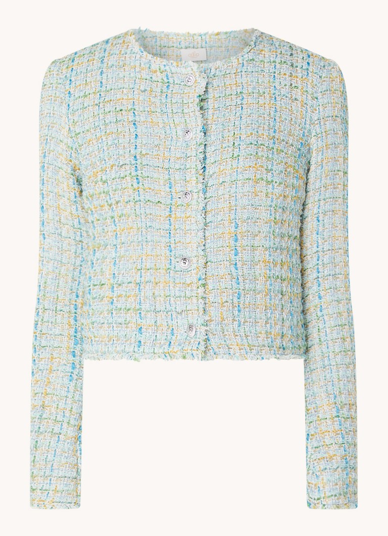 Aaiko Sabine jacket with tweed look and lurex