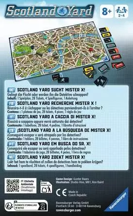 Scotland Yard - Reisespiel ab 8 Jahren