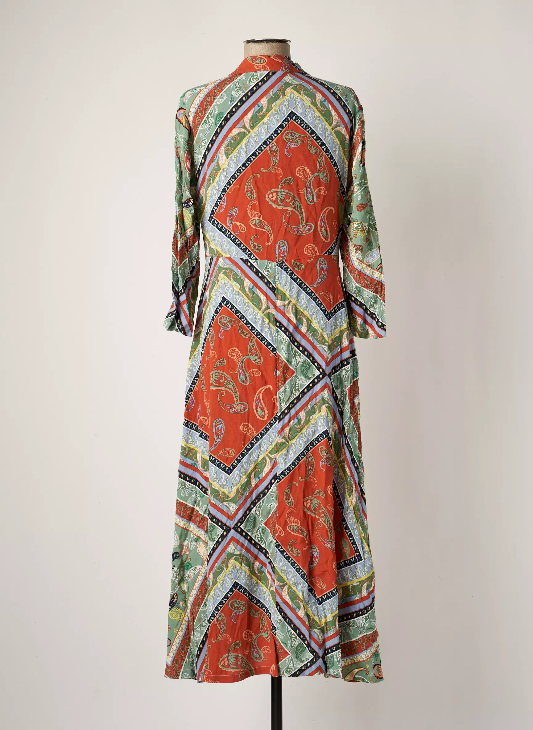Tom Tailor Robes Longues Femme couleur vert