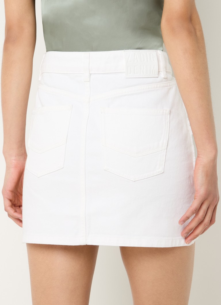 Fustă mini din denim Joa de la Zadig&Voltaire, cu buzunare laterale
