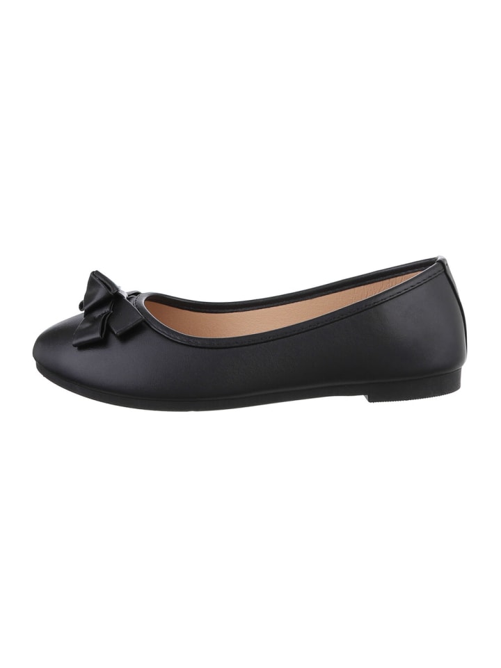 Ital-Design Ballerina in Schwarz günstig kaufen