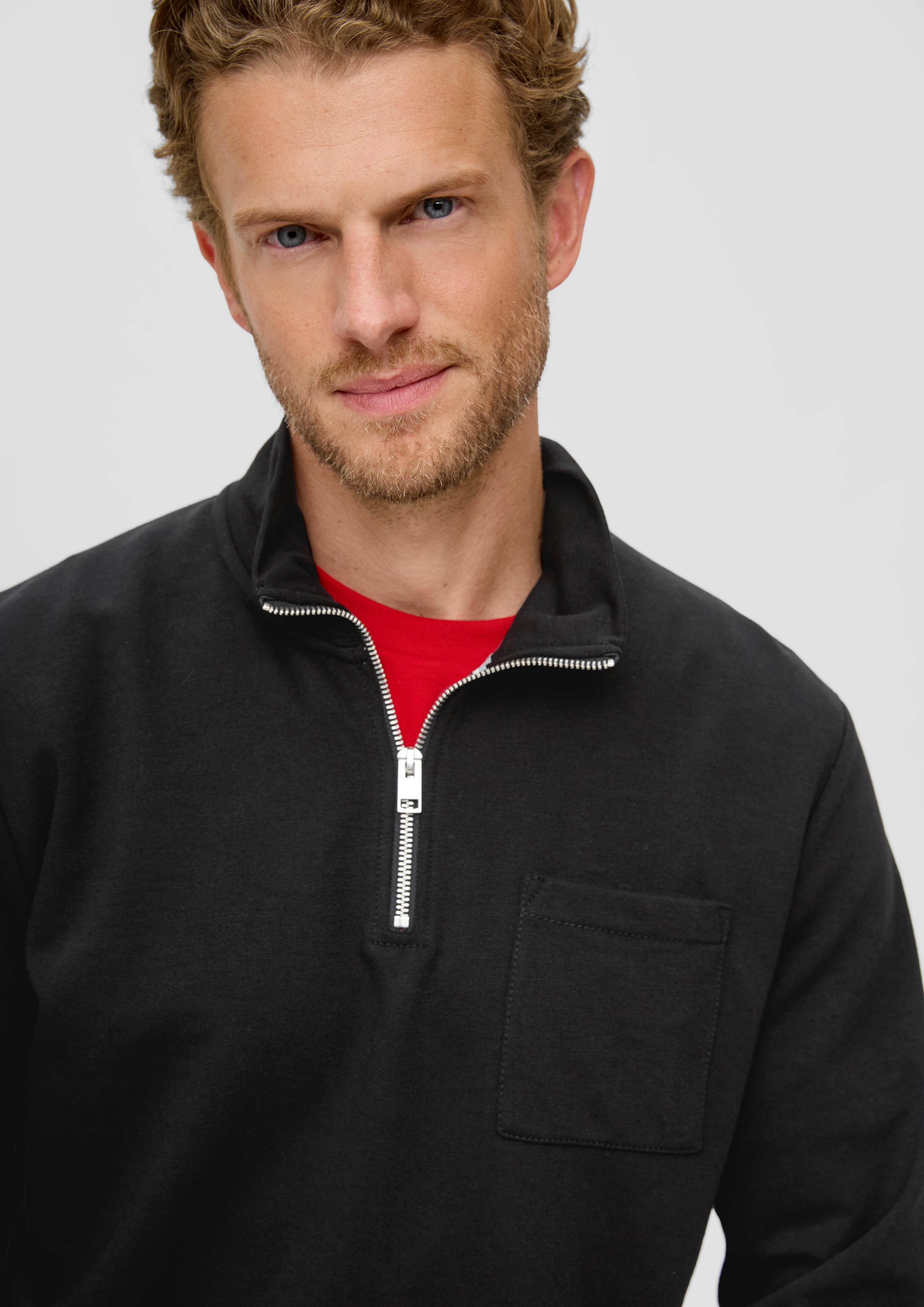 Sweatshirt mit Brusttasche  2135755-9999