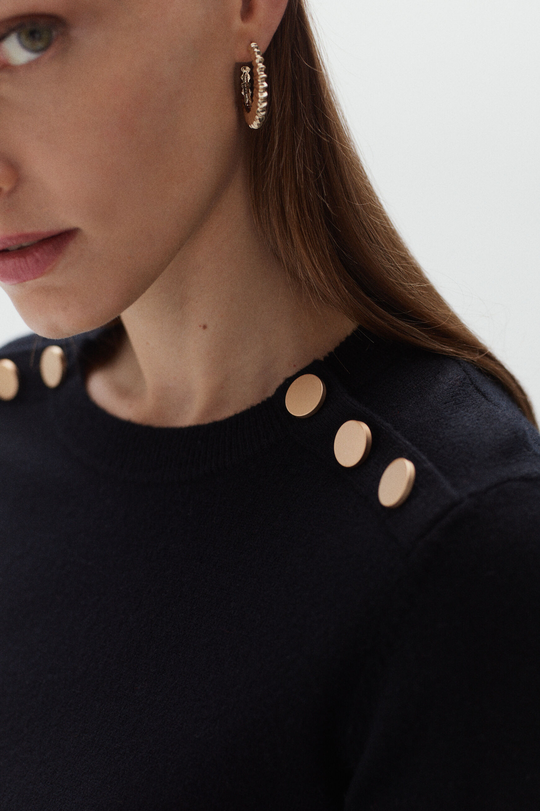 pull romuald 100% laine noir femme