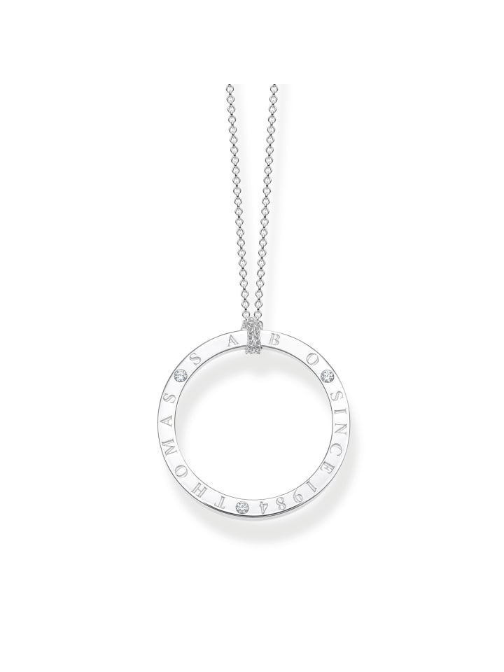 Thomas Sabo Kette in silber, weiß günstig kaufen 90 cm