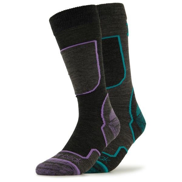 Heber Peak - CedarHe. Ski Socks 2-Pack - Skisocken