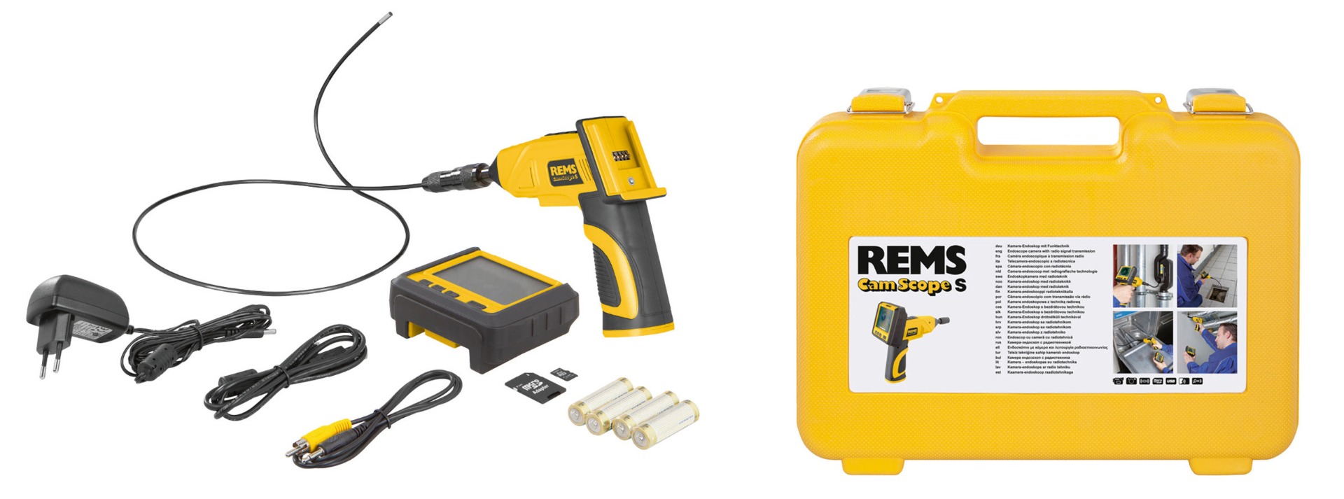 Rems 175132 R220 CamScope S Set 4.5-1 Endoscop cu cameră și transmisie wireless a semnalului