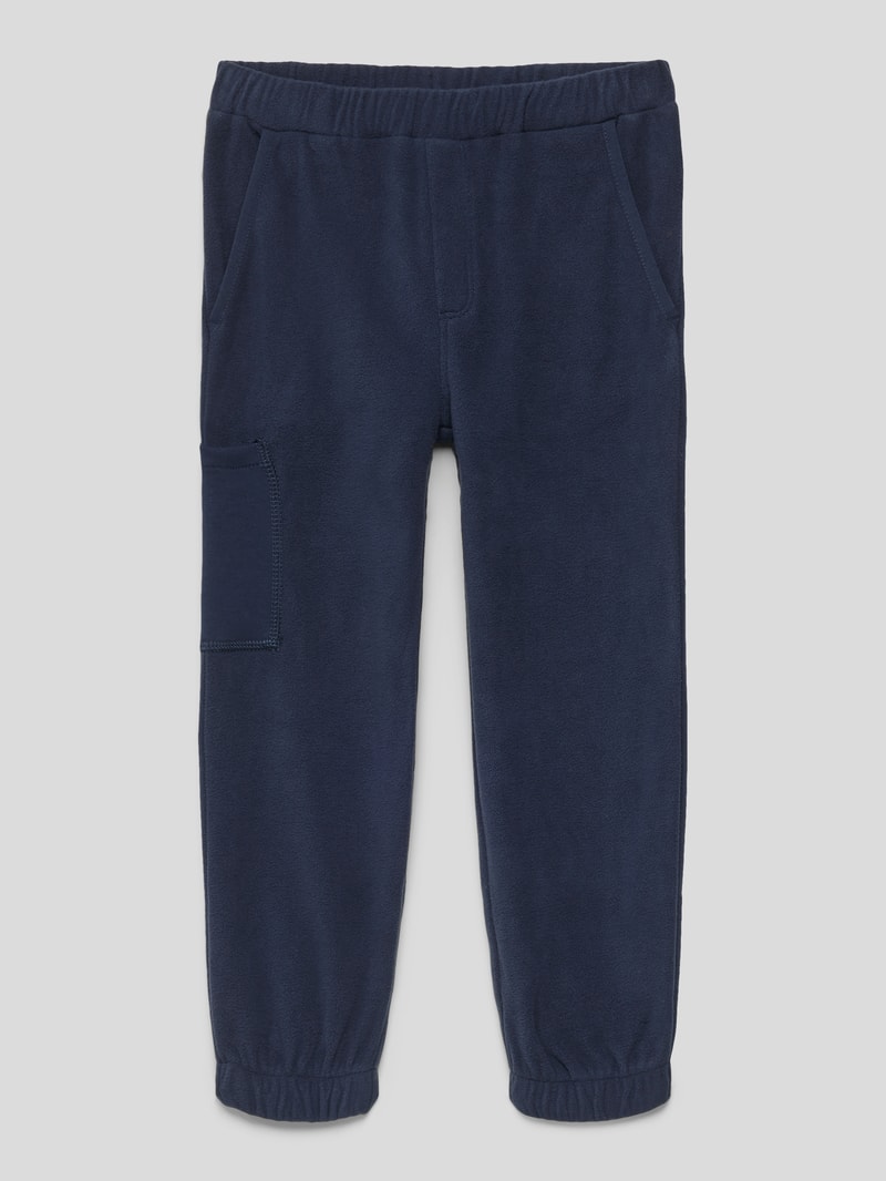 Sweatpants mit elastischem Bund in marineblau