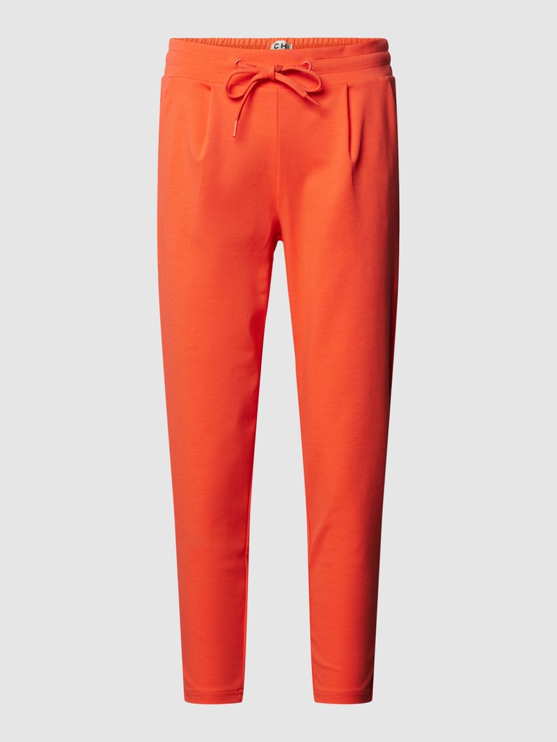 Stoffhose mit Eingrifftaschen in koralle