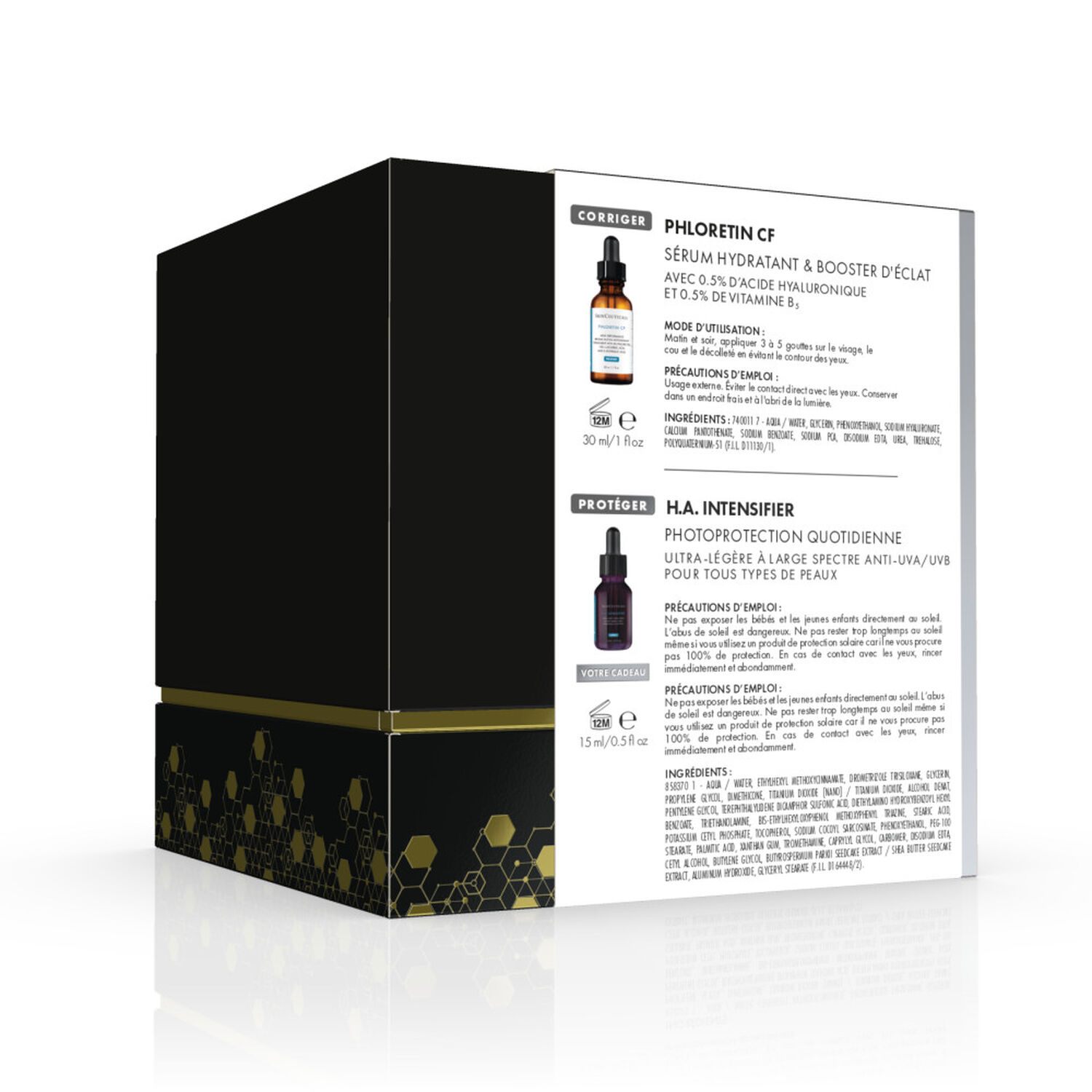 Skinceuticals Phloretin CF Coffret Routine Anti-âge Sérum Antioxydant Vitamine C Pure + Sérum Correcteur Fermeté