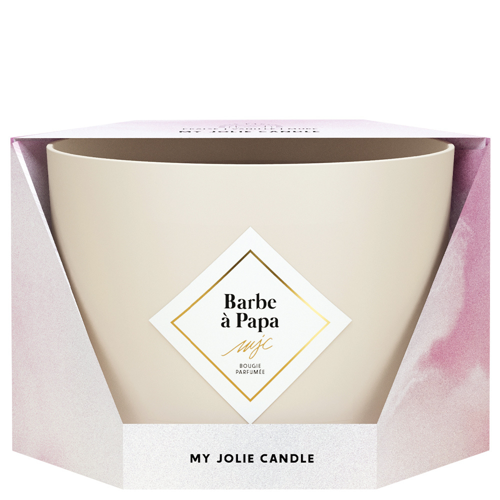my jolie candle Bougie barbe à papa Bougie
