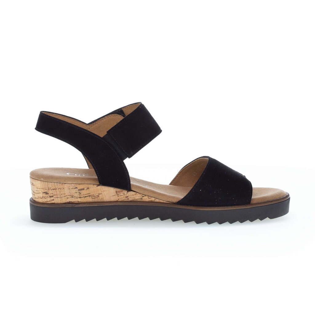 Gabor comfort Keilsandalette schwarz