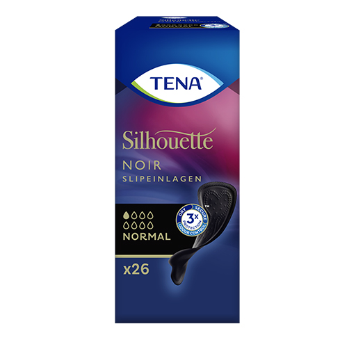 TENA SILHOUETTE Inkontinenz Slipeinlagen norm.noir  26 St