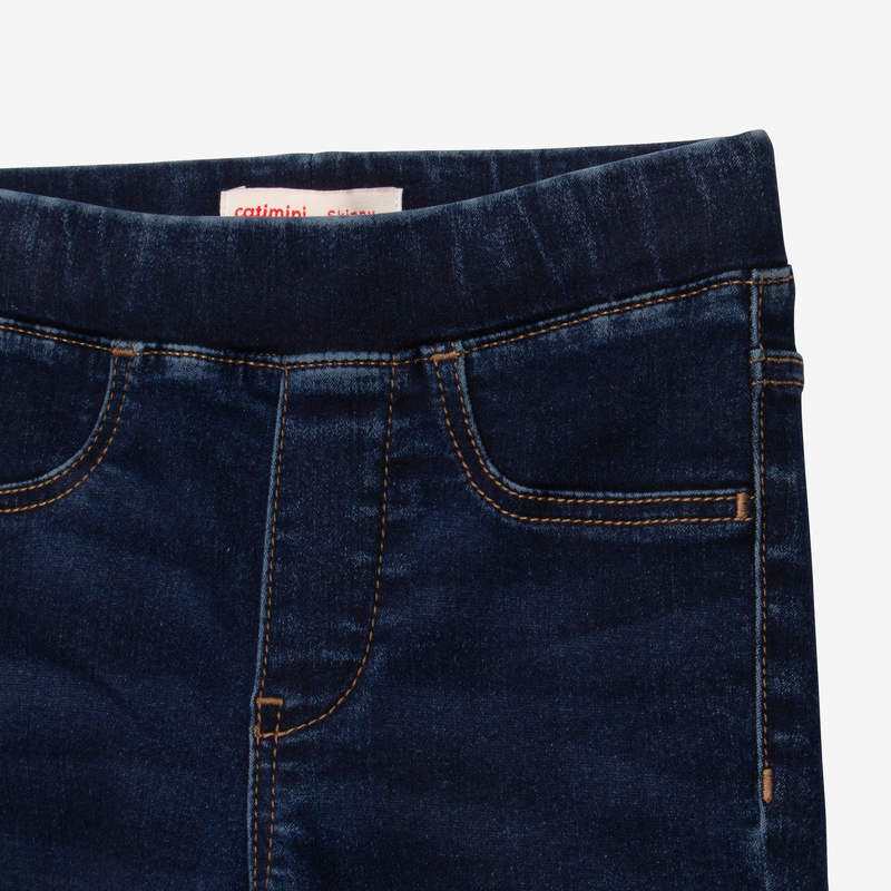 Jeggings fille en jean bleu stone Catimini