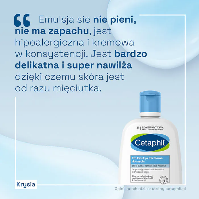 Cetaphil EM micelinė valomoji emulsija, 250 ml