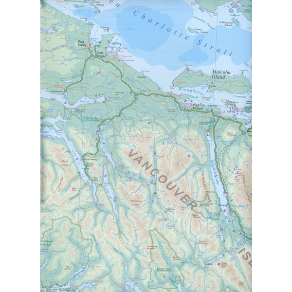 International Travel Map Vancouver Island - Karte