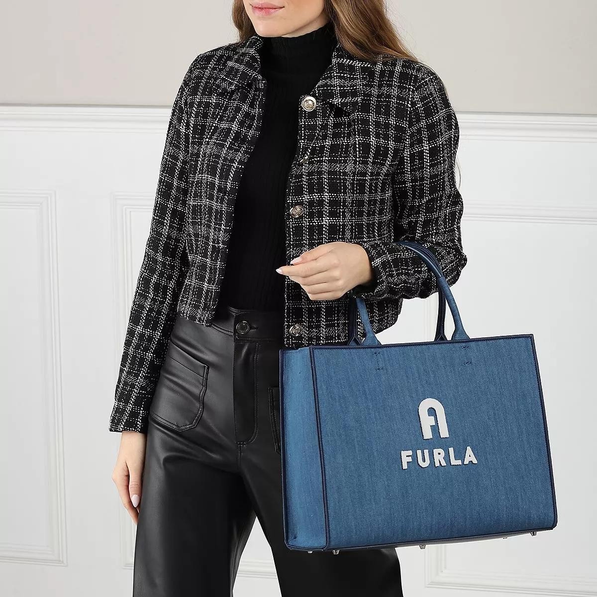 FURLA Handtaschen blau Tote