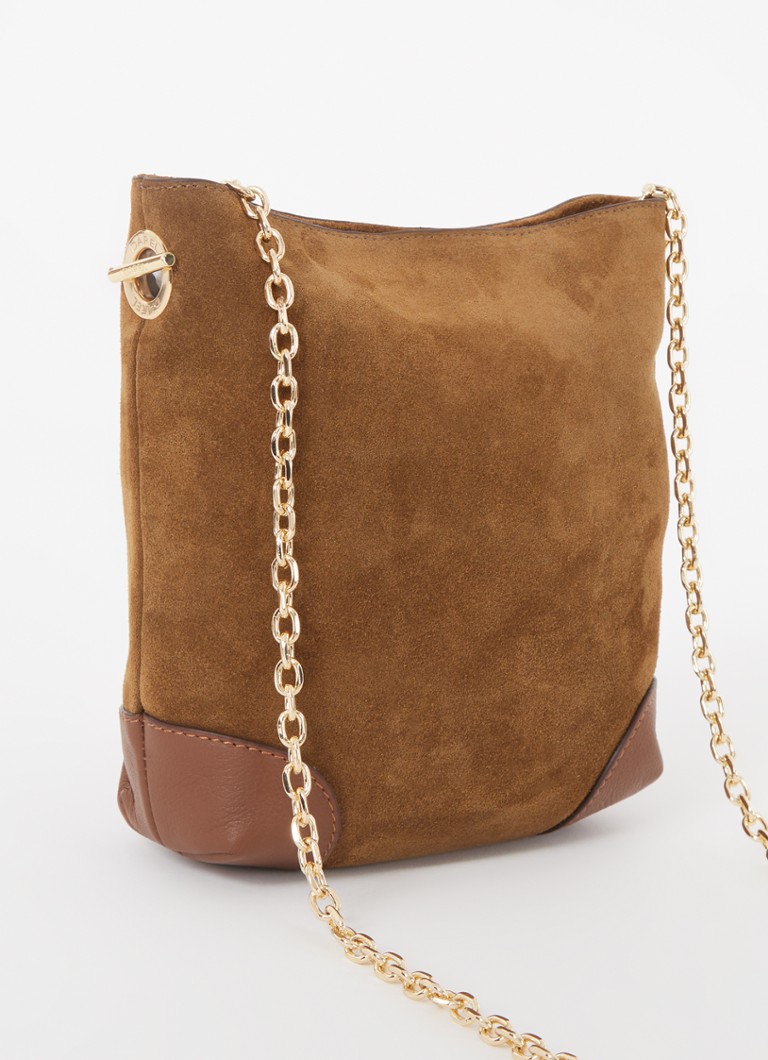 Mini borsa a tracolla Charlotte di Gerard Darel in pelle scamosciata