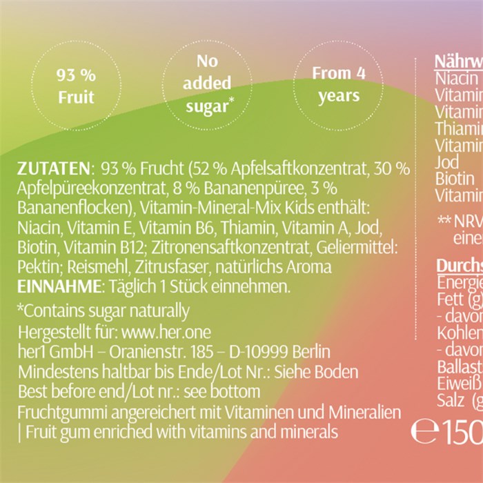 KIDS - Fruit Bites Multivitamin