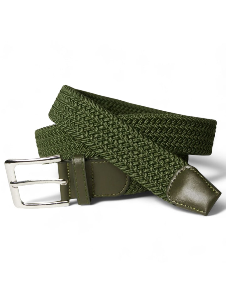 FRONHOFER Stretchgürtel in Khaki günstig kaufen