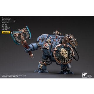 Warhammer 40k Actionfigur 1/18 Space Marines Space Wolves Venerable Dreadnought Brother Hvor 20 cm