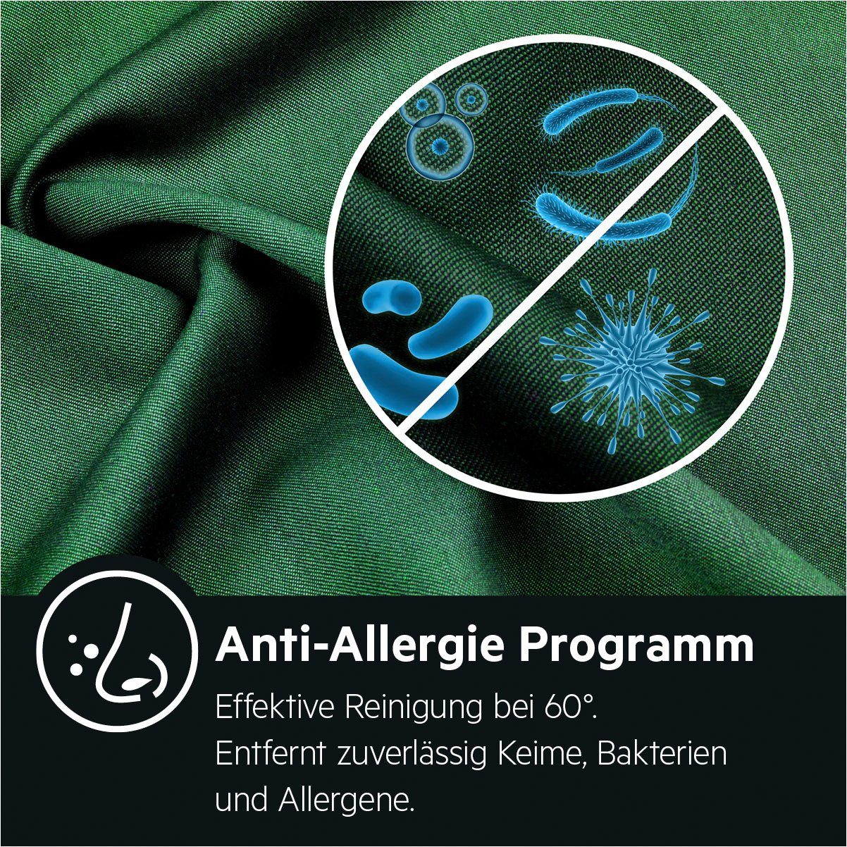 AEG Waschmaschine Serie 6000 L6FB49VFL, 9 kg, 1400 U/min, Hygiene-/ Anti-Allergie Programm mit Dampf