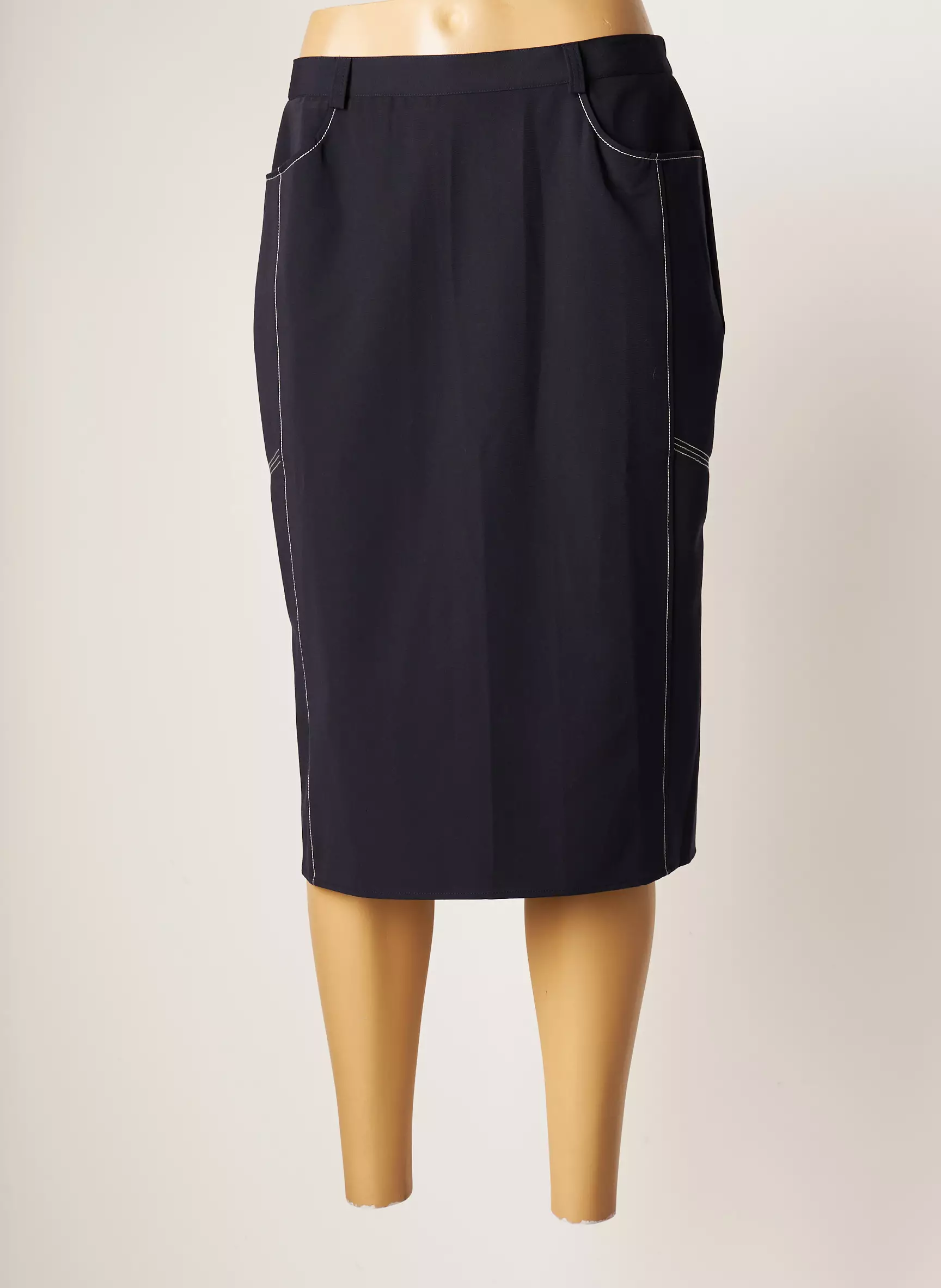 Francoise F Jupes Mi Longues Femme couleur bleu