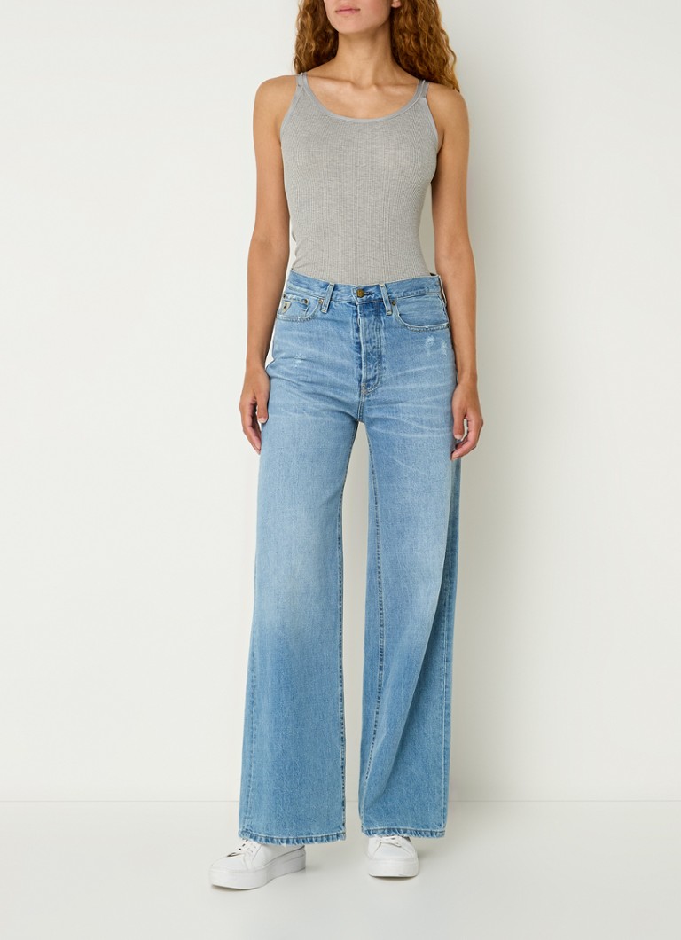 Rosemunde Belle ribbed knit top in silk blend with round neckline