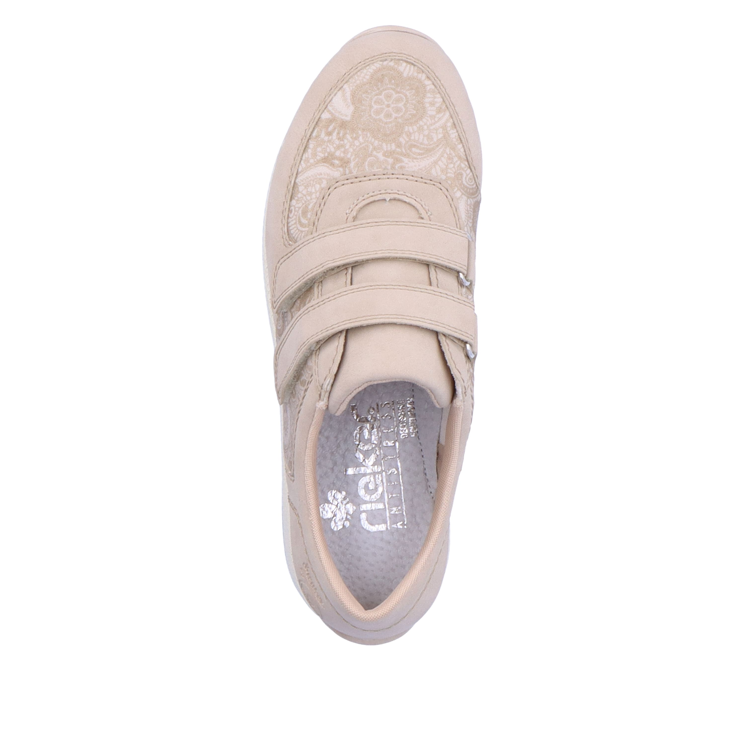 Rieker Damen Slipper cremebeige