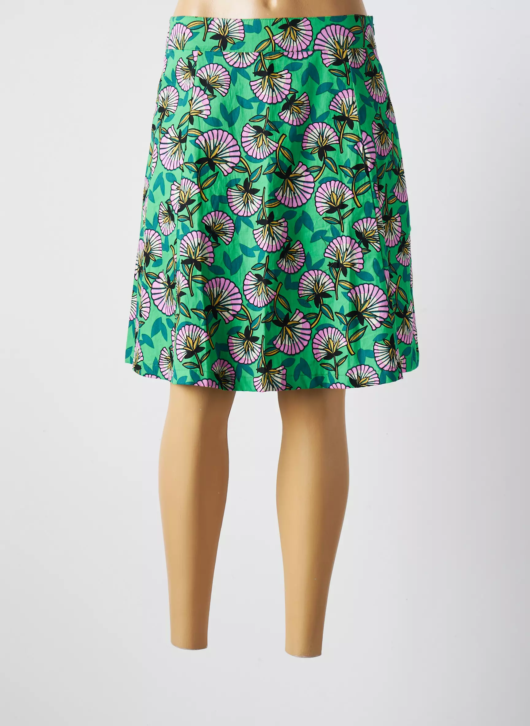 Princesse Nomade Jupes Mi Longues Femme couleur vert