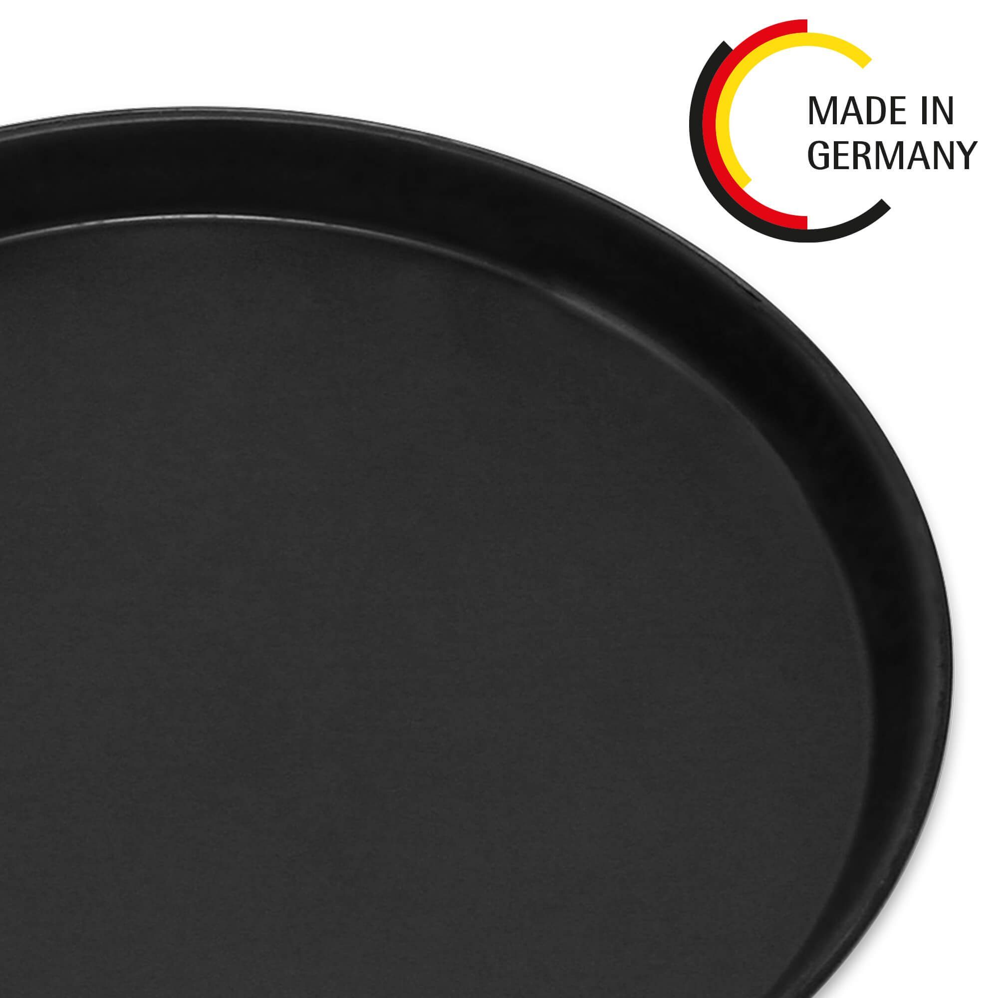 GRÄWE Backblech GRÄWE Pizzablech, unbeschichtet, Made in Germany, Blaublech