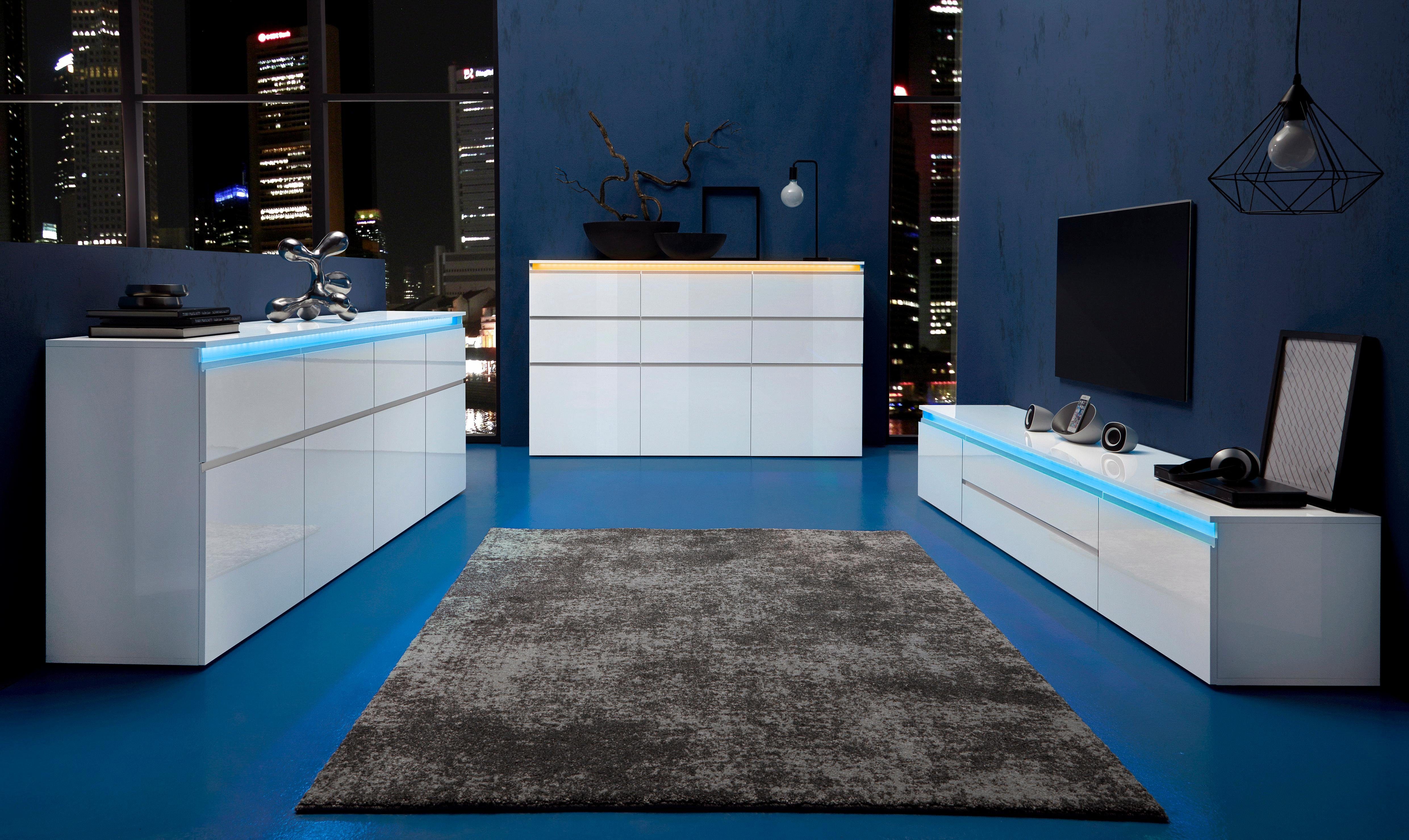 Tecnos Sideboard Magic, Breite 240 cm, ohne Beleuchtung